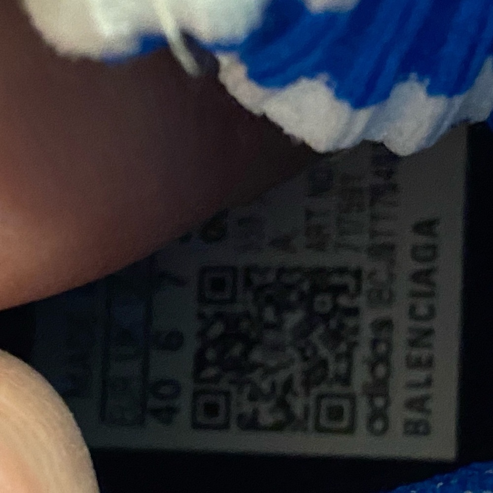 Balenciaga Adidas Sock sneakers in blue - Picture 11 of 11